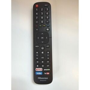 Hisense Remote Control EN2A27HT Black SMART Netflix‎ Amazon YouTube OEM UNTESTED